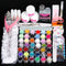 Acrylic Nail Kit for Extension Art Acrylic Powder Glitter Acrylic Liquid Nail Brush Tools Set Professional Kit Full Manicure Kit