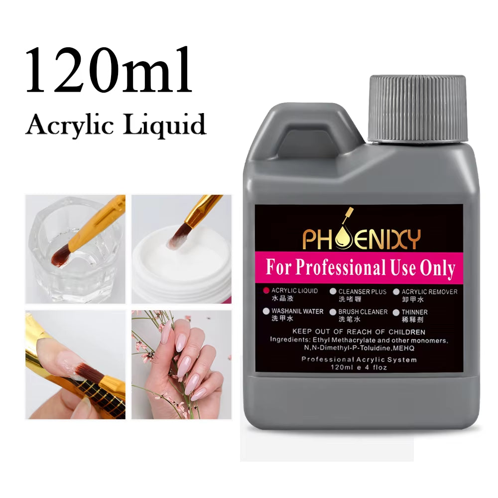 Acrylic Nail Kit for Extension Art Acrylic Powder Glitter Acrylic Liquid Nail Brush Tools Set Professional Kit Full Manicure Kit